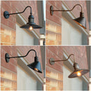 Axyaa Outdoor Industrial Wall Lamp for Courtyard Garden Lighting