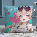 Axyaa Blue Archive Decorative Pillow Case for Sofa Throw Cushion Cover