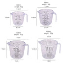Axyaa Premium Heat-Resistant Plastic Measuring Cup with Pour Spout and Handle