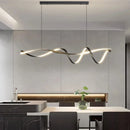 Nordic LED Chandelier by Axyaa: Modern Strip Pendant Lighting for Home, Dining, Living Room