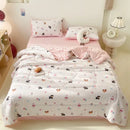 Axyaa Summer Cool Quilt Set: Breathable Thin Quilt Core Kit - Four Seasons