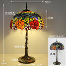 Axyaa Luxury Tiffany Table Light Art Lighting Living Room LED Fixture