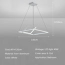 Axyaa Modern Minimalist LED Ceiling Chandelier for Home Decor Lighting