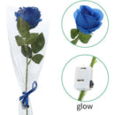 Axyaa Glowing LED Rose Flowers - Romantic Valentine's Day Gift