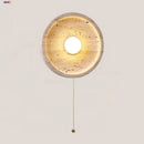 Axyaa LED Wall Lamp - Nordic Modern Design - Yellow Stone - Pull Chain - Home Decor