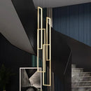 Axyaa Modern Minimalist Chandelier Spiral Staircase Lamp