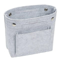 Axyaa Small Felt Organizer: Multi-Functional Cosmetic Bag for Handbag and Travel Essentials