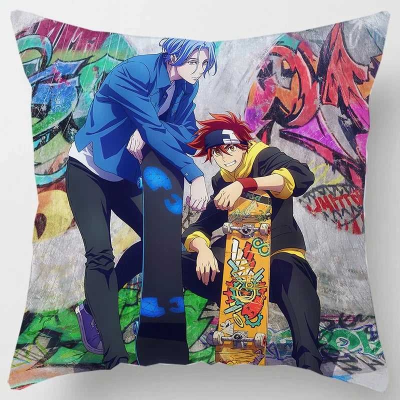 Axyaa SK8 Reki Kyan Miya Langa Pillow Case - Home Decor Cartoon Throw Pillowcases