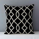 Axyaa Geometric Cozy Cushion Cover Home Decorative Pillows Square Case