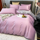 Axyaa 100% Cotton Bedding Set: Duvet Cover, Sheet, Pillowcases. Various Sizes Available.