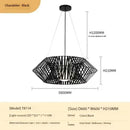 Axyaa Rattan Pendant Light: Modern LED Bird's Nest Lamp for Living Room & Restaurant
