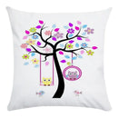 Axyaa Tree Pattern Office Chair Cushion Cover