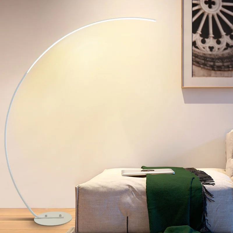 Nordic Stylish Fishing Floor Lamp RGB for Indoor Lighting by Axyaa