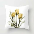 Axyaa Watercolor Flower Pattern Decorative Cushion Cover Sofa Pillowcase