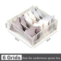 Axyaa Underwear Drawer Organizer: Foldable Closet Divider for Underpants, Socks, Bra
