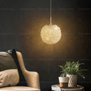 Axyaa Round Crystal Chandelier for Warm and Romantic Bedroom Ambiance