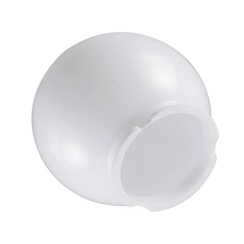 Axyaa White Acrylic Neck Shade for Outdoor Post Light - Replacement Globe Cover