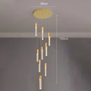 Axyaa Modern Crystal Chandeliers, Staircase Chandeliers, Living Room Lighting Fixtures
