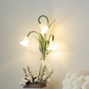 Axyaa Vintage Green Wall Lamp Modern Restaurant Study Bedroom Bedside G4 Lighting