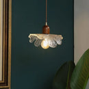 Axyaa Copper Glass Chandelier Pendant Light for Living Room Bedroom Bar