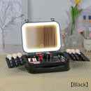Axyaa Rechargeable Makeup Case with Adjustable Lighting - Portable Vanity Storage