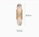 Modern Marble Wall Lamp by Axyaa - Elegant Bedroom Decor Light for Living Room, Restaurant, Hotel