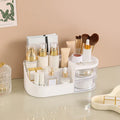 Axyaa Makeup Organizer Box Jewelry Nail Polish Cosmetic Storage Dorm Desktop Container
