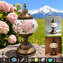 Axyaa Mosaic Flower Light Material Package Handmade Table Lamp