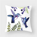 Axyaa Decorative Cushion Cover Throw Pillow 45*45 Sofa Flower Bird Animal Pillowcase