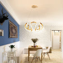 Axya LED Pendant Chandelier: Modern Lighting Fixture for Home, Living Room, Dining Room, Bedroom