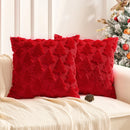 Axyaa Christmas Tree Embroidered Pillowcase, Festive Home Decor, 1pc