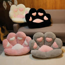Axyaa Plush Cat Paw Seat Cushion - Soft & Comfortable Chair Cushion