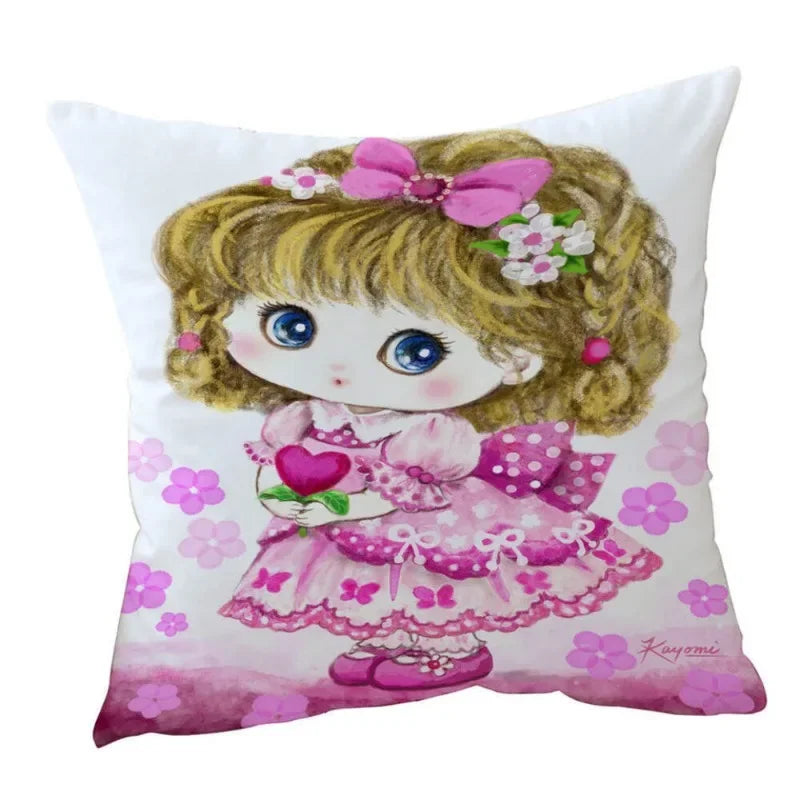 Axyaa Wildlife Animals Cushion Covers 45X45CM Wolf Fox Tiger Christmas Cats Girls