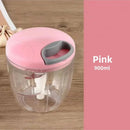 Axyaa Garlic Chopper: Manual Hand Press Vegetable Grinder & Crusher