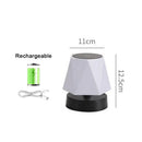 Axyaa Adjustable Height Rechargeable Table Lamp, Portable Wireless Touch Night Light.