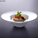 Axyaa Glass Straw Hat Plate Set - Molecular Cooking Tableware