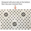 Axyaa 3 Piece White Bathroom Rugs Sets Non-Slip Bath Mats Lid Cover Contour Mat