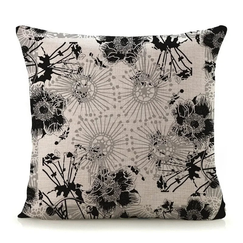 Luxury Abstract Art Pattern Pillow Cover by Axyaa - 45x45cm
