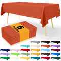 Axyaa Waterproof Plastic Table Covers 54X108inch
