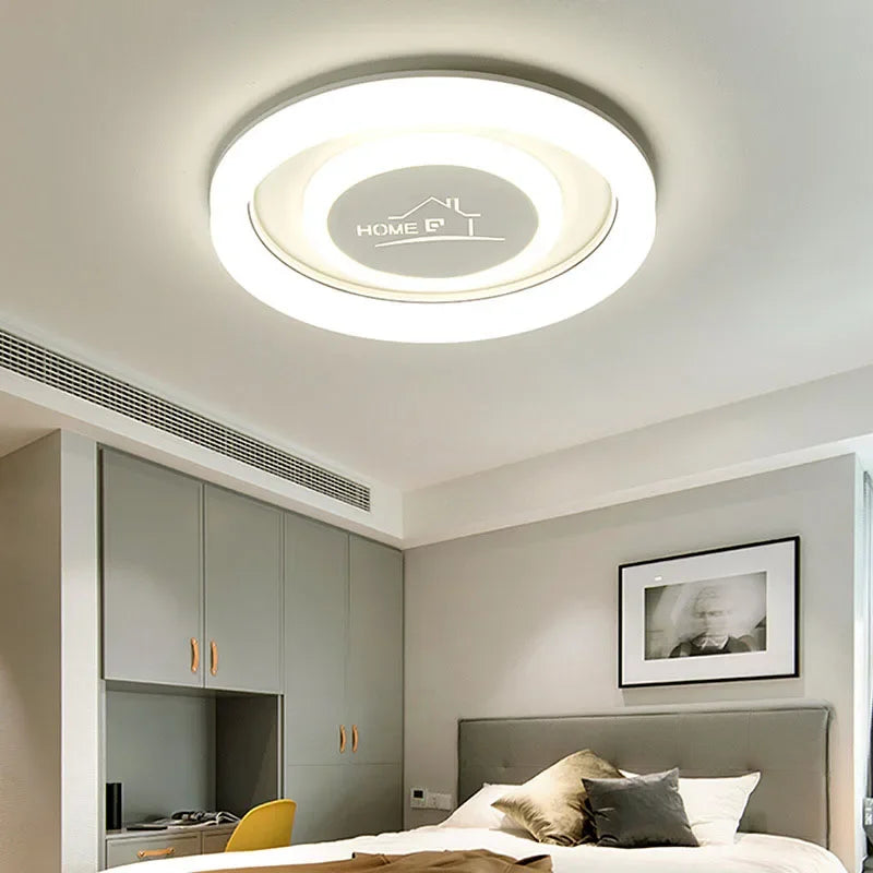 Axya LED Round Chandelier Ceiling Light - Modern Interior Decor Lighting