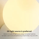 Axya Milk Bean Glass Wall Lamp for Bedroom Study Hallway Living Room