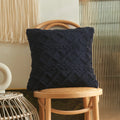 Axyaa Short Fleece Pillow Cover 18x18 for Living Room Sofa & Home Decor