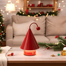 Axyaa Christmas Ornaments Night Light: Rechargeable LED Fixture for Festive Decor.