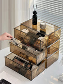 Axyaa Acrylic Makeup Organizer for Cosmetics and Brushes