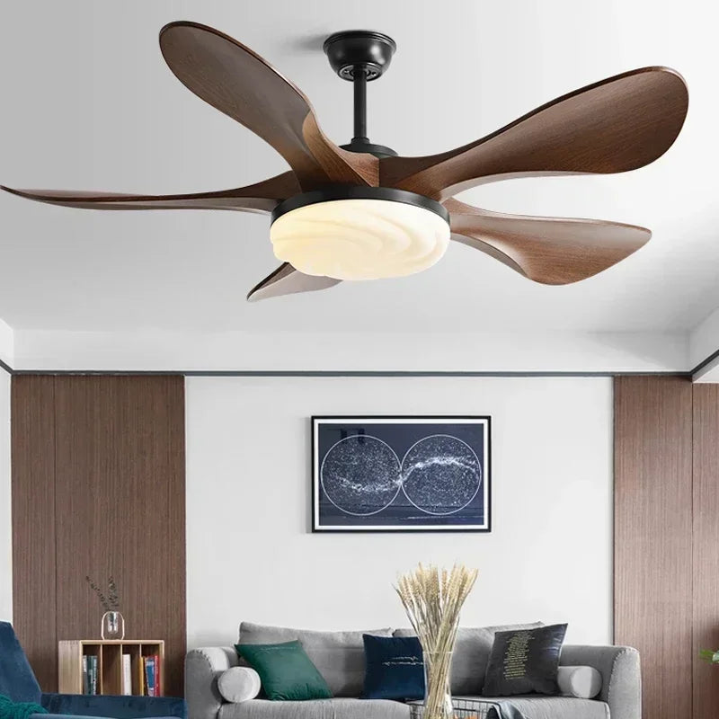 Axyaa 48-Inch Ceiling Fan with Remote Control and LED Light, Strong Winds, Mute Operation