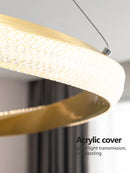 Axyaa Modern Luxury Circle Chandelier Set