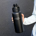 Axyaa Stainless Steel Vacuum Insulated Bottle with Straw - 800/1000ML