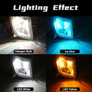 Axyaa LED Fog Lamps Halogen DRL for Mazda 6 Atenza 2008-2012 Bumper Lights