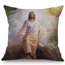 Jesus Christ Portrait Axyaa Cushion Cover: Home Decor Oil Painting Car Art Pillow Cover