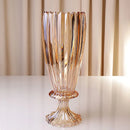 Axyaa Elegant Glass Vase with Lily Flower Arrangement for Modern Luxury Living Room